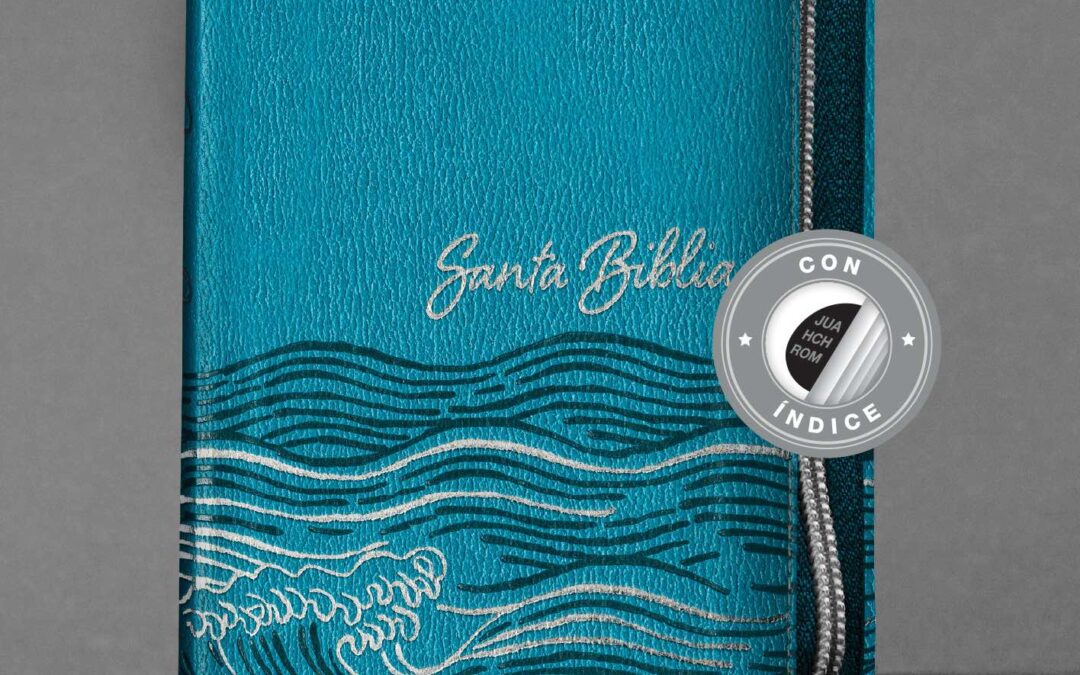 Santa Biblia NTV, Edición zíper SentiPiel Océano con índice