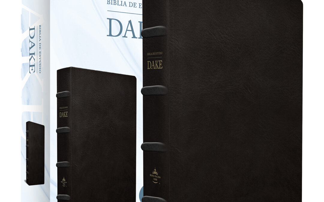 Biblia de estudio Dake, tamaño grande, piel negra