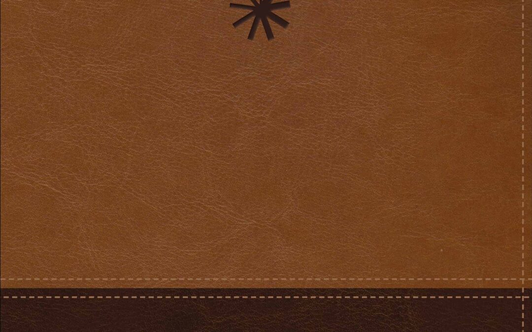 NBLA, Biblia Cronológica de Estudio, Interior a cuatro colores, Leathersoft, dos tonos café, Comfort Print