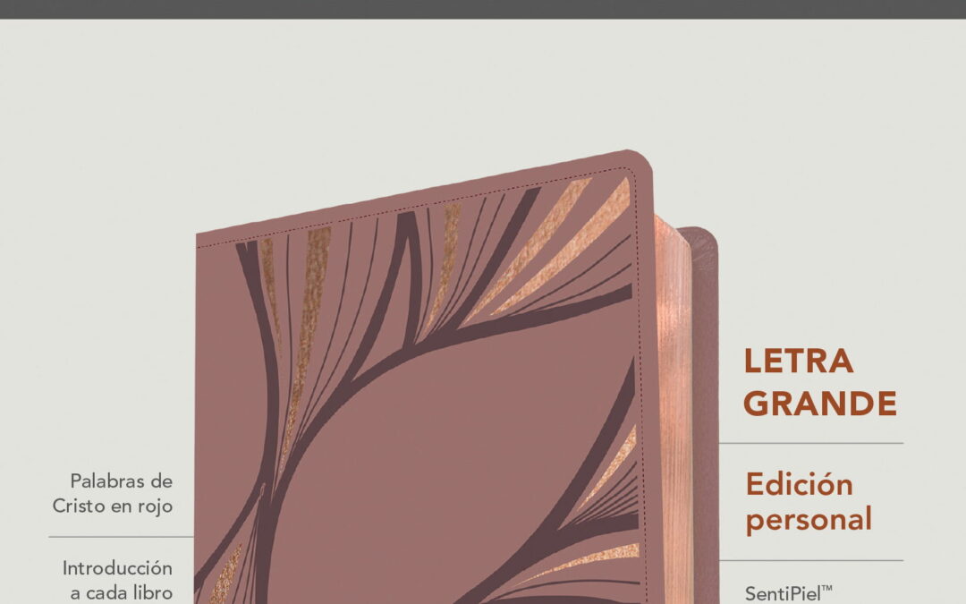 Santa Biblia NTV, Edición personal, letra grande, SentiPiel Rosado metálico