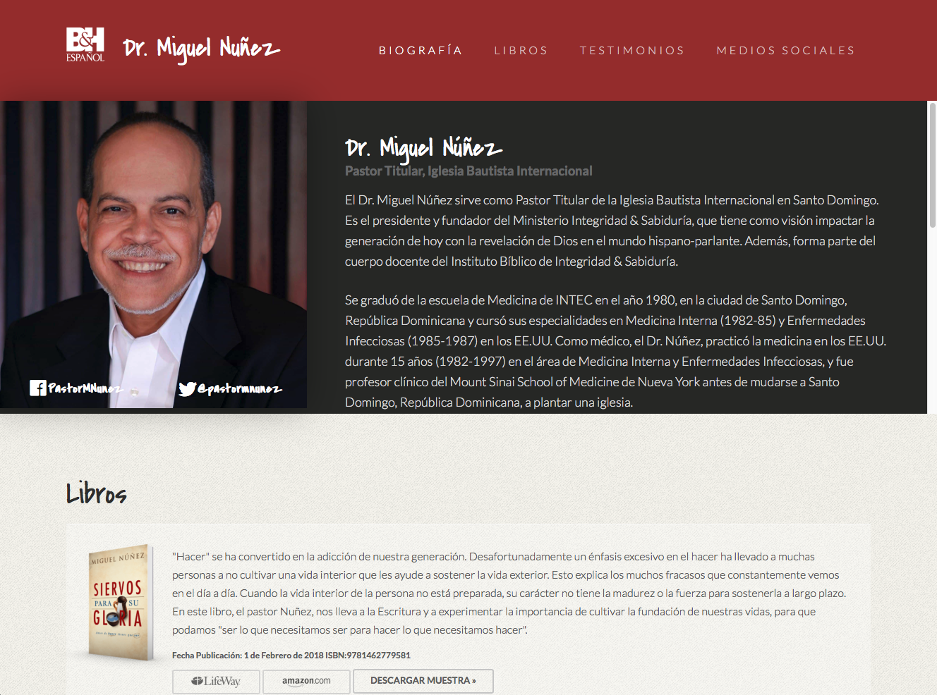 Lanzamiento sitio “Libros Miguel Núñez”